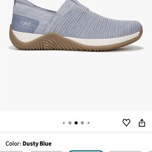 Echo Knit Ryka Slip-On Dusty Blue Sneakers